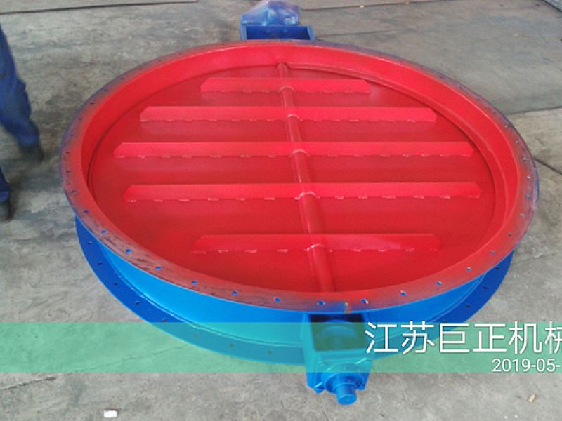 圓形擋板門（直徑150cm），順利完工