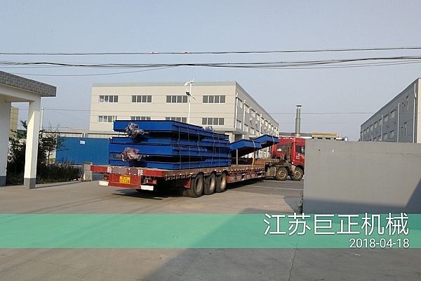 方形擋板門（寬11M）完工，發(fā)貨了