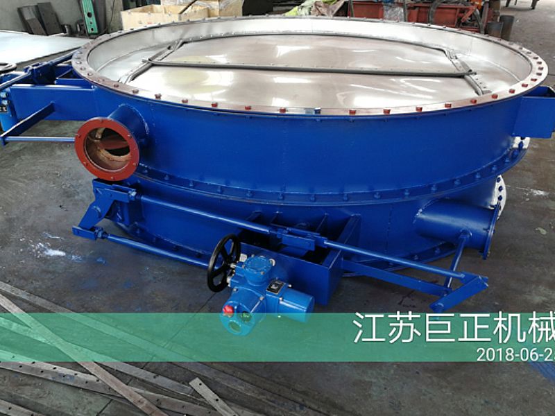 圓形擋板門（直徑280cm）制作完工了，待包裝入庫(kù)