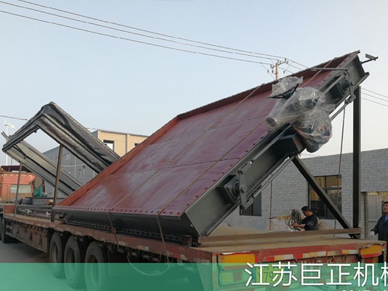 巨正機(jī)械公司擋板門(mén)，裝車發(fā)貨了