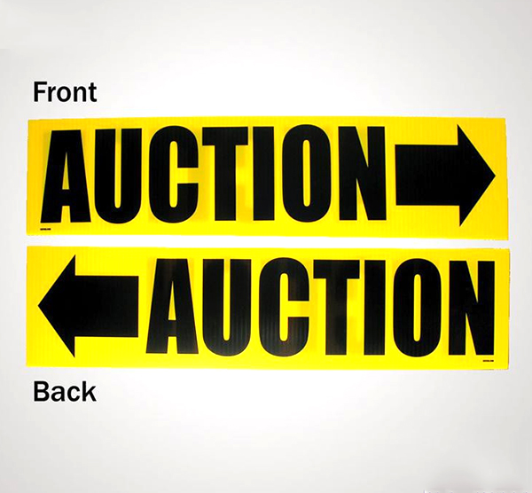 拍賣會(huì)  室內(nèi)指示牌